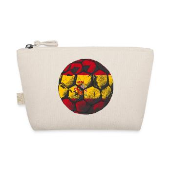 Spanien Flagge Vintage Spanische Fahne Used Look - Bio-Täschchen - Natur - Vorne
