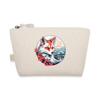 Anime Japan Kitsune Fox - Organic Pouch - nature - Front