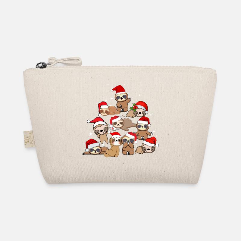 Christmas sloth Organic Pouch