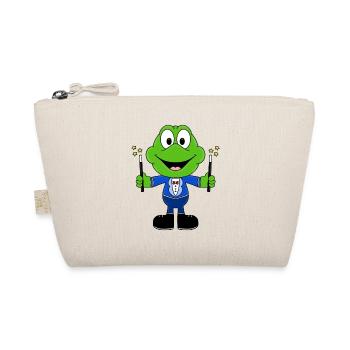 ZAUBERN - ZAUBERER - MAGIE - FROSCH - TIER - Bio-Täschchen - Natur - Vorne