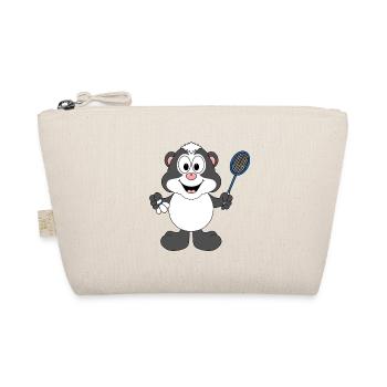 STINKTIER - SPORT - FEDERBALL - BADMINTON - Bio-Täschchen - Natur - Vorne