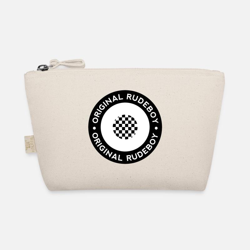 Original Rudeboy 2tone Checkered - Black & White Organic Pouch