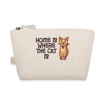 Katze Kuscheltier Haustiere Statement Heimtier - Bio-Täschchen - Natur - Vorne