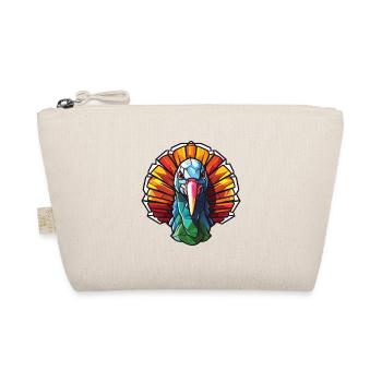 Gobbler Colorful Watercolor Animal Illustration - Organic Pouch - nature - Front