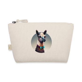 cool alpaca - Organic Pouch - nature - Front