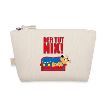 DER TUT NIX! - HUND - HUNDE - CHILLEN - TIERISCH - Bio-Täschchen - Natur - Vorne