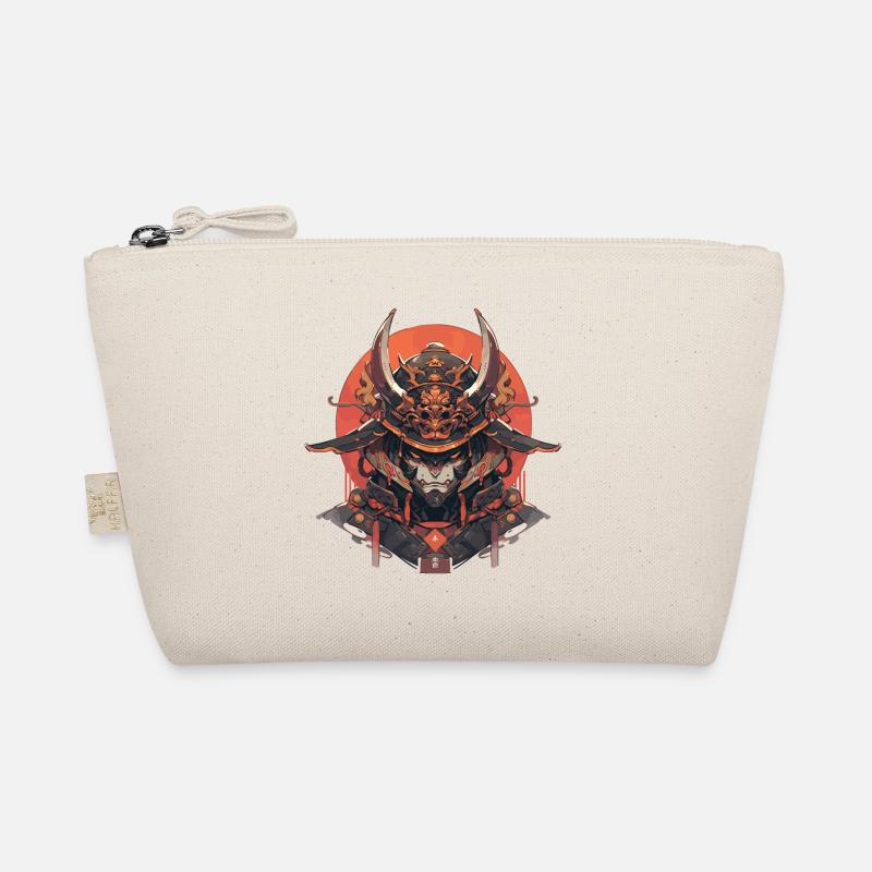 Futuristic Samurai Warrior Design - Organic Pouch - nature
