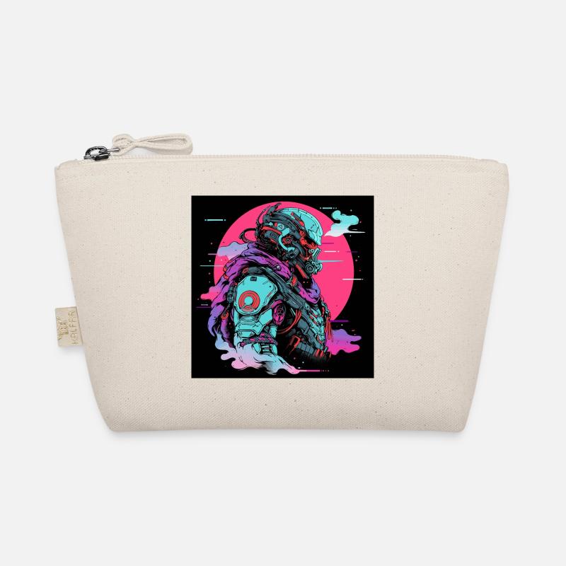 Futuristic Samurai Warrior Pop Art Cop Organic Pouch