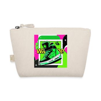 Neon Sneaker Pop Art - Bio-Täschchen - Natur - Vorne