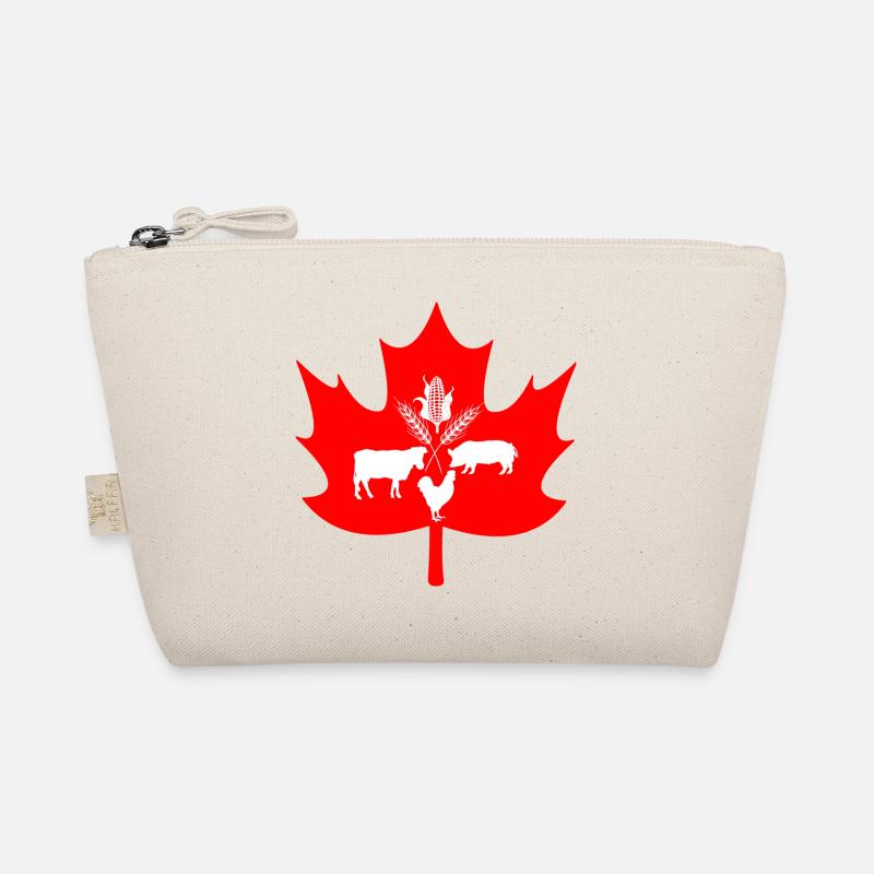 Logo des animaux de ferme à feuilles d’érable du Canada Trousse biologique