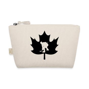 Logo du joueur de hockey sur glace de la Feuille d’érable du Canada - Trousse biologique - nature - Devant