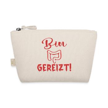 REIZDARM - BIN GEREIZT SPRÜCHE - Bio-Täschchen - Natur - Vorne