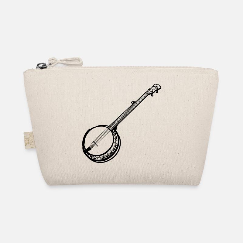 Banjo Sketch Organic Pouch
