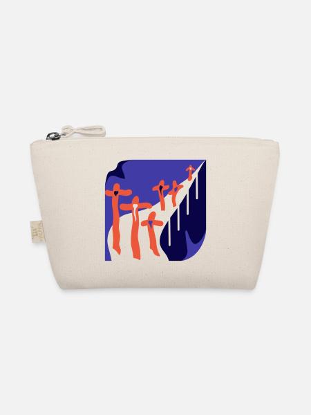 The flowers. A path of love and transience - Organic Pouch - nature - Front