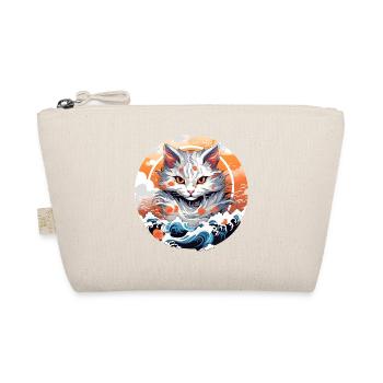 Kater aus dem Meer japanische Katze - Bio-Täschchen - Natur - Vorne