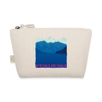 Mountains are Calling | Mountains and lake - Organic Pouch - nature - Front