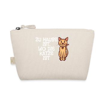 Haustiere Katze Statement Kuscheltier Tiere - Bio-Täschchen - Natur - Vorne