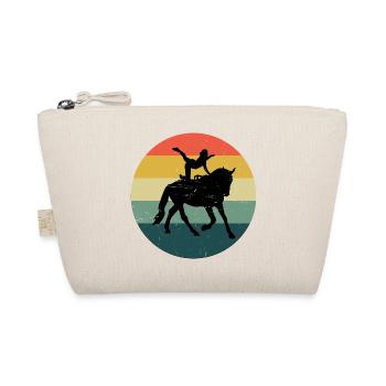 Horse performance team vaulting men - Organic Pouch - nature - Front