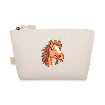 Dessin animé de cheval Kawaii Aquarelle Illustration - Trousse biologique - nature - Devant