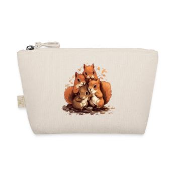 Squirrel - Organic Pouch - nature - Front