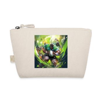 Rugby Rage - Organic Pouch - nature - Front