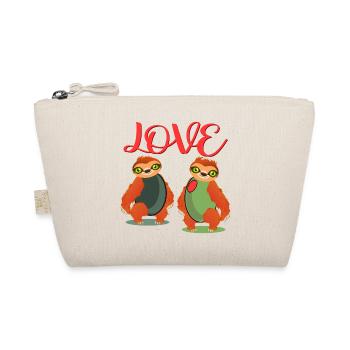 LOVE SLOTH OLIVEN KOSTÜME FÜR PAARE - Bio-Täschchen - Natur - Vorne
