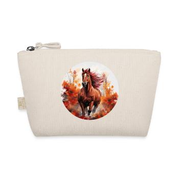 Fox-colored horse 💖 - Organic Pouch - nature - Front