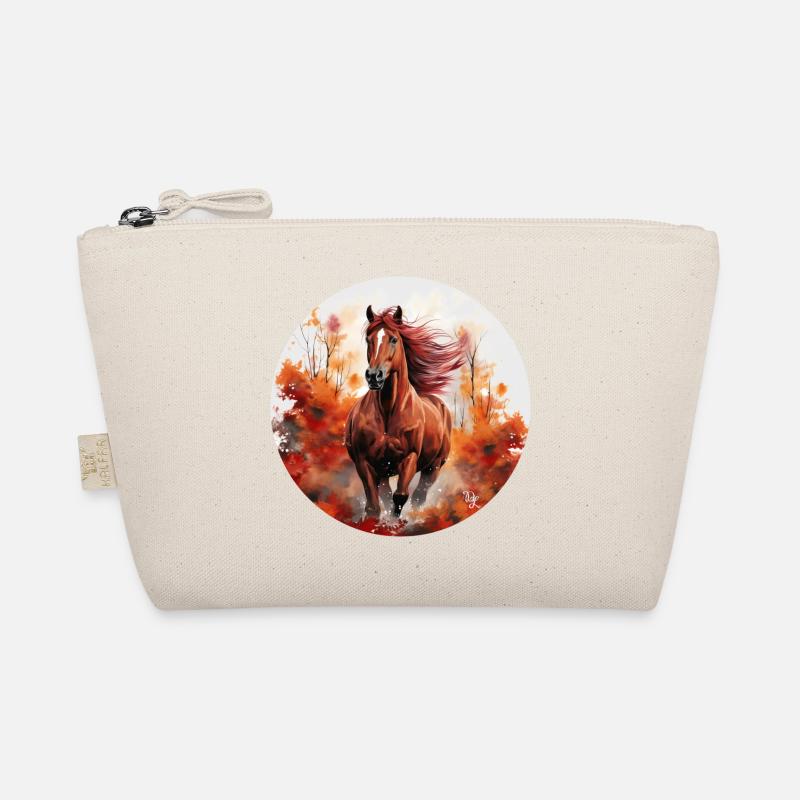 Cheval 💖 de couleur renard - Trousse biologique - nature