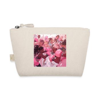 The Pink Fight - Organic Pouch - nature - Front