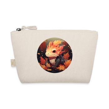 Axolotl dans le feuillage d’automne - Trousse biologique - nature - Devant
