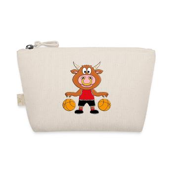 BASKETBALL - BULLE - STIER - RIND - KUH - SPORT - Bio-Täschchen - Natur - Vorne