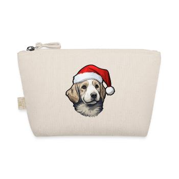Hund Weihnachten Hunde Winter Haustiere Tier - Bio-Täschchen - Natur - Vorne