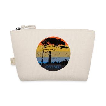Typisch Ostsee - Leuchtturm und Windflüchter - Bio-Täschchen - Natur - Vorne