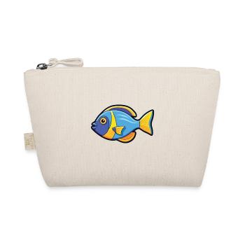 Doktorfisch-Karikatur-Kawaii-Aquarellillustration - Bio-Täschchen - Natur - Vorne