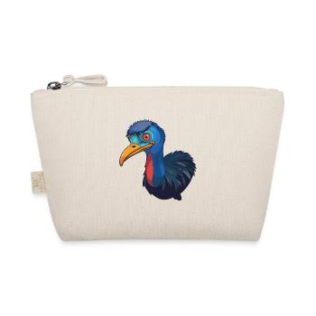 Cassowary Cartoon Kawaii Aquarelle Illustration - Trousse biologique - nature - Devant