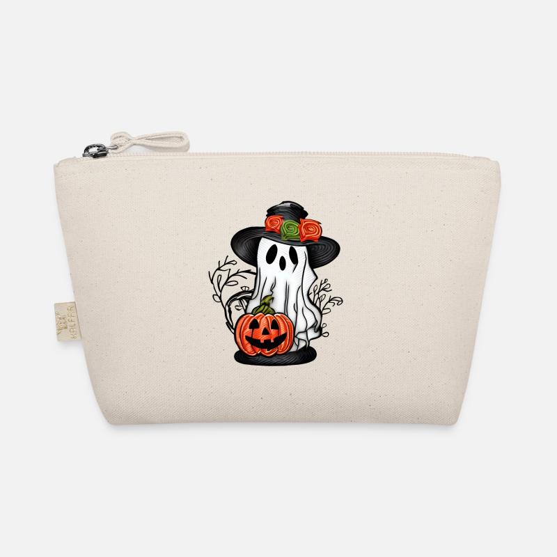 Ghost With a Pumpkin 2 Organic Pouch