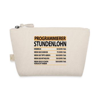 Programmierer witzig humor lustige Sprüche - Bio-Täschchen - Natur - Vorne