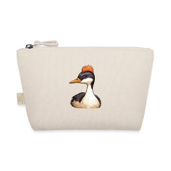 Grebe Cartoon Kawaii Aquarelle Illustration - Trousse biologique - nature - Devant