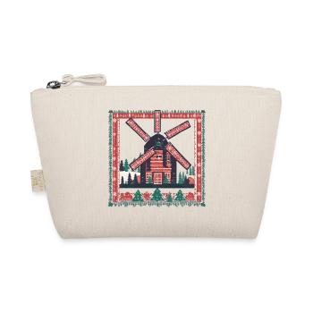 Ugly Christmas Windmühle Geschenkidee - Bio-Täschchen - Natur - Vorne