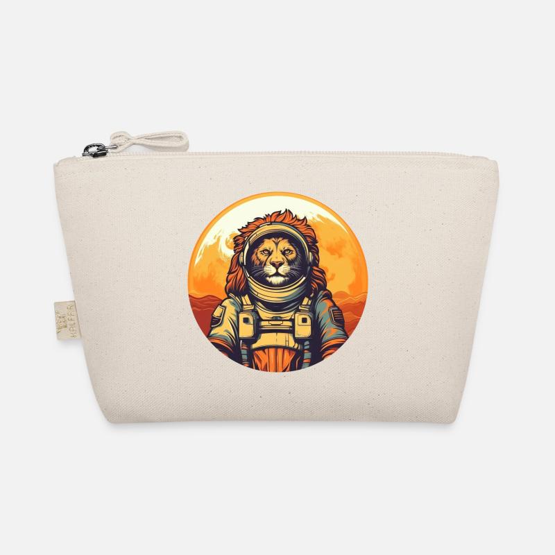 Lion in space Organic Pouch