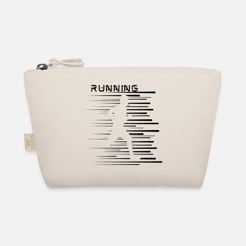 Courir, facile, actif, courir, rayures cool Trousse biologique