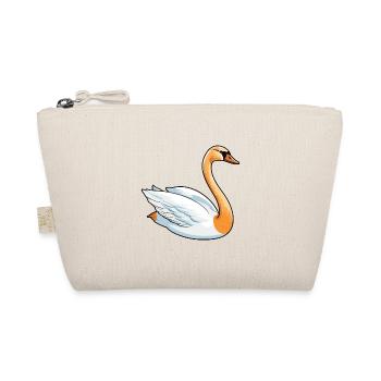 Schwan Cartoon Kawaii Aquarell Illustration - Bio-Täschchen - Natur - Vorne