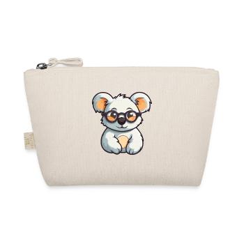 Koala portant des lunettes Cartoon Kawaii Illustration - Trousse biologique - nature - Devant