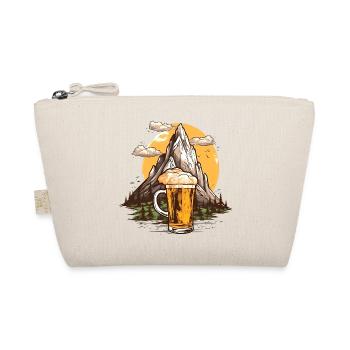 Mountaineer Beer Motif - Organic Pouch - nature - Front
