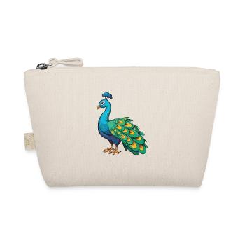 Peacock Cartoon Kawaii Aquarelle Illustration - Trousse biologique - nature - Devant