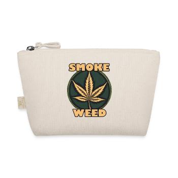 Weed / Cannabis / Gras / rauchen / Joint / Hasch - Bio-Täschchen - Natur - Vorne
