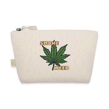 Weed / Cannabis / Gras / rauchen / Joint / Hasch - Bio-Täschchen - Natur - Vorne