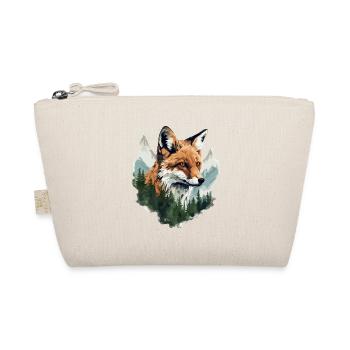 Fuchs Wald Berge Füchse Natur Bäume Tiere - Bio-Täschchen - Natur - Vorne