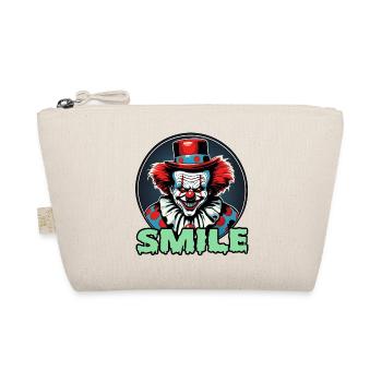 Horror Clown / Circus / Funny / Show / Halloween - Organic Pouch - nature - Front