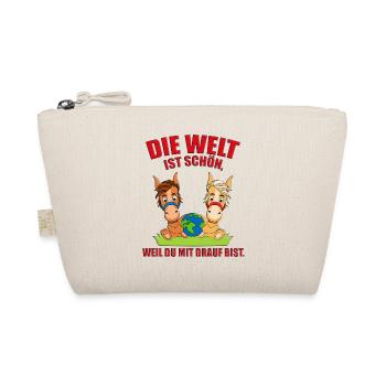 PFERDE - PONYS - ERDE - WELT - LIEBE - LOVE - Bio-Täschchen - Natur - Vorne